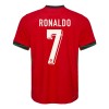 Officiële Voetbalshirt + Korte Broek Portugal Ronaldo 7 Thuis EK 2024 - Kids